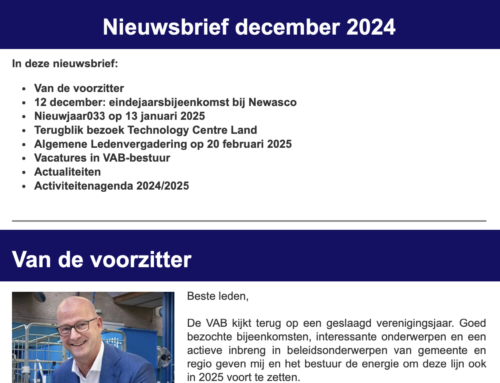 Nieuwsbrief december 2024